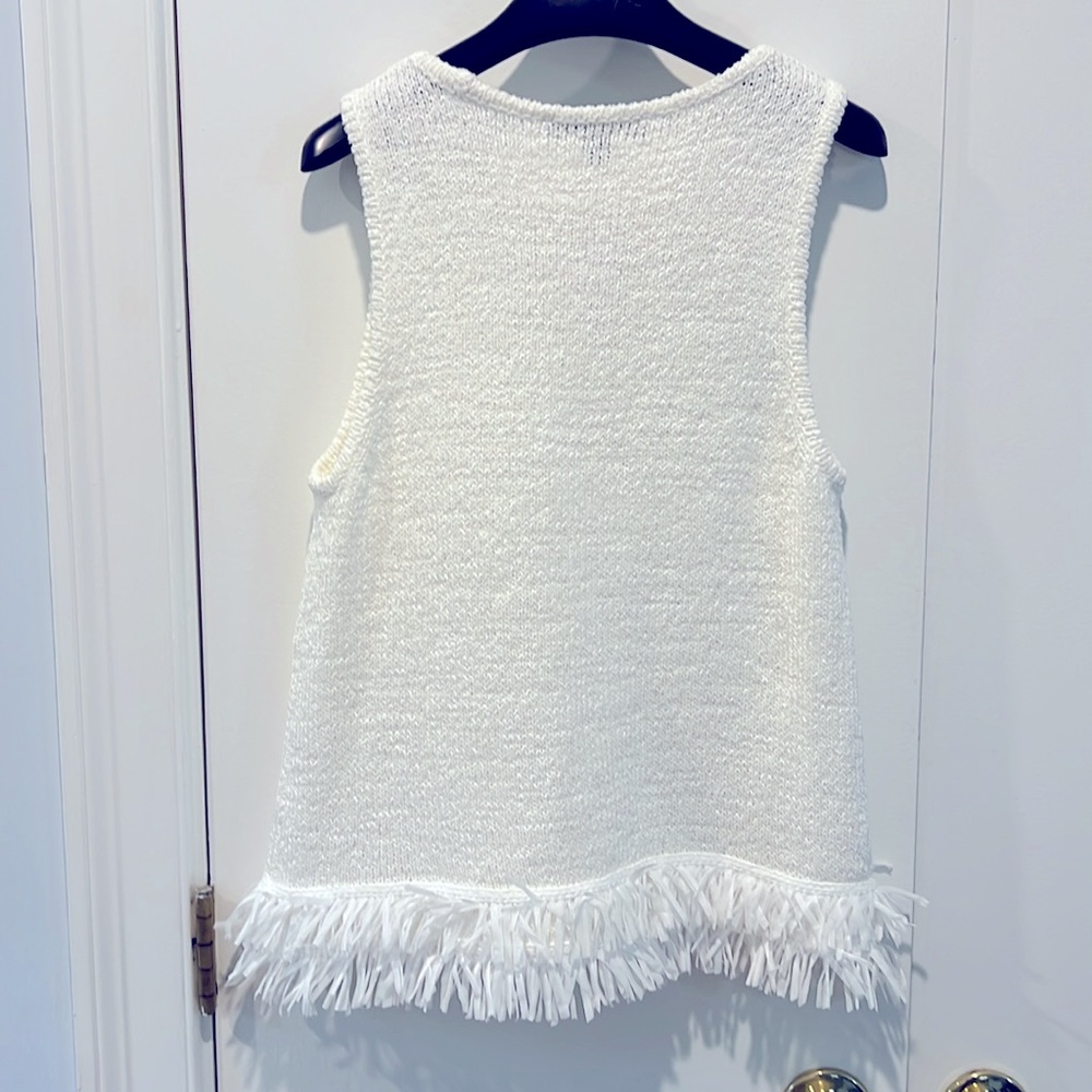 Ann Taylor fringe top - Picture 3 of 5